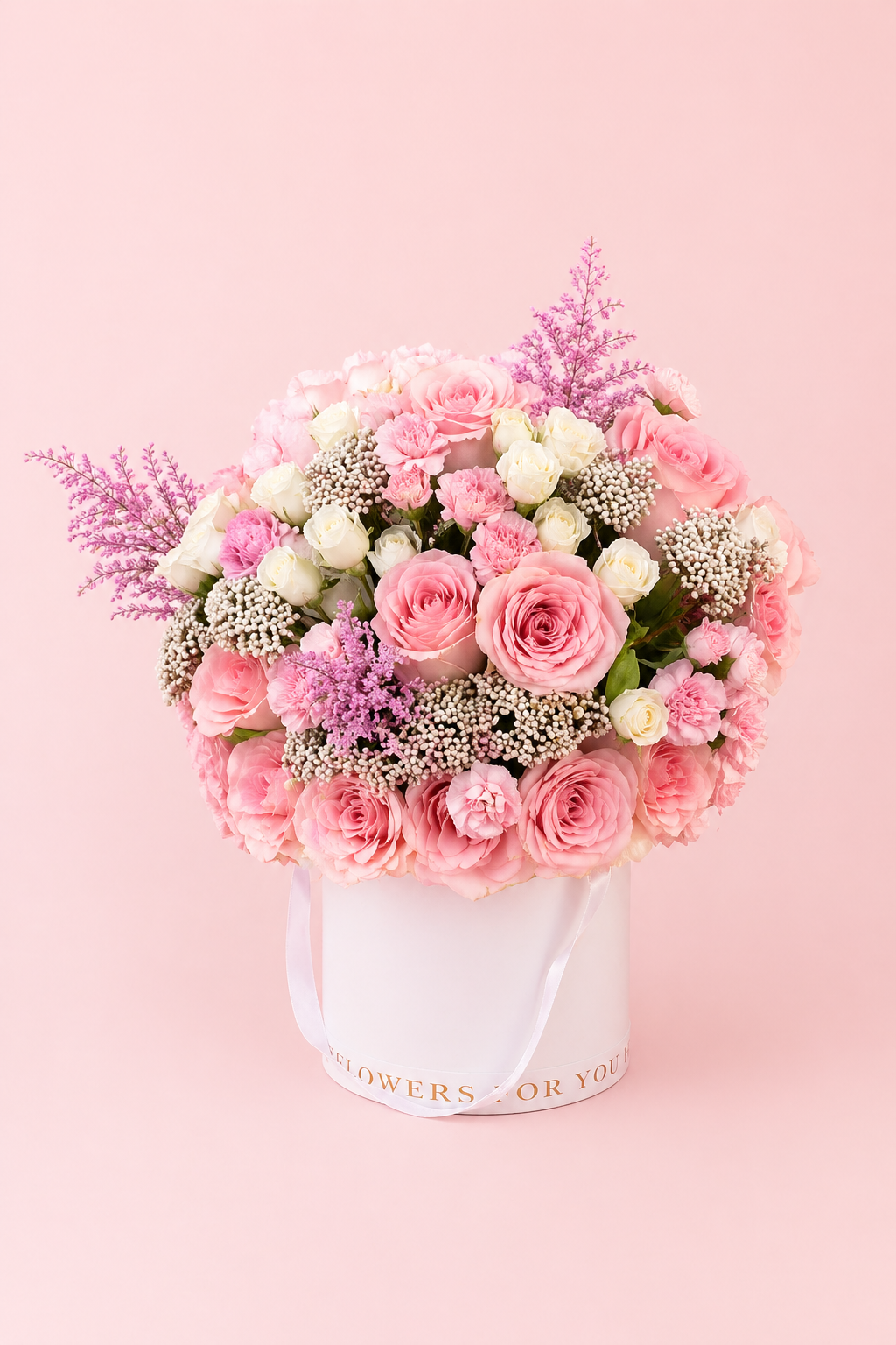 Rosé Roses Arrangement