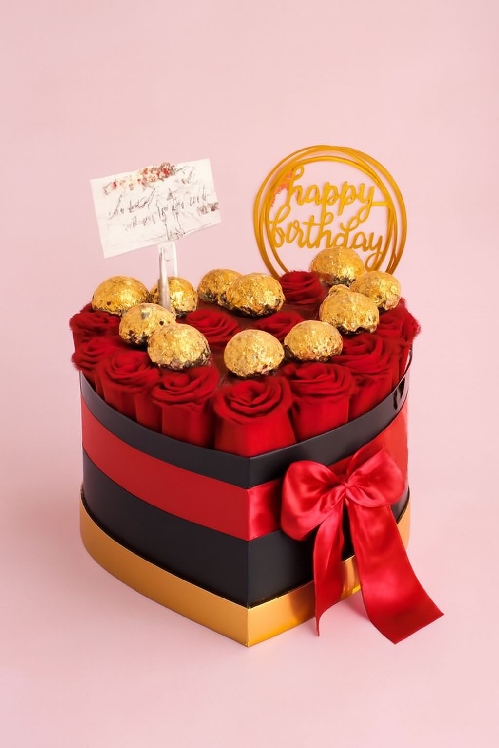 Treasure of Love – Heart of Roses and Chocolates