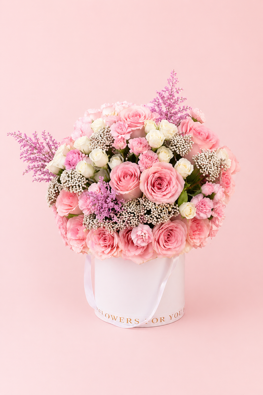 Rosé Roses Arrangement